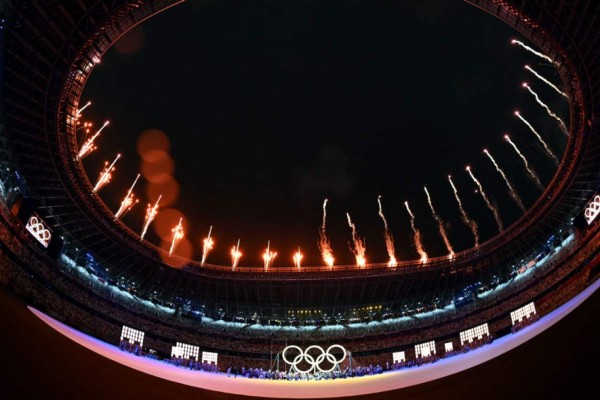 Con la delegación de Honduras: Las imágenes de la inauguración de los Juegos Olímpicos de Tokio 2021