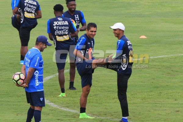 Las imágenes que dejó el primer entreno de Honduras de cara a la Copa Oro