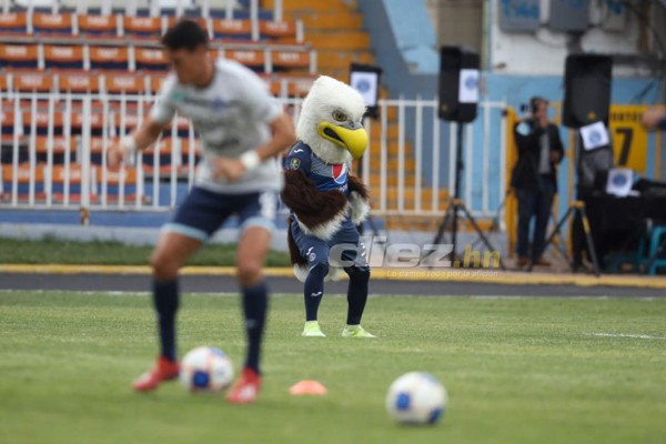 No se vio por TV: El disfrazado que entrenó con Motagua; reapareció en Olimpia meses después