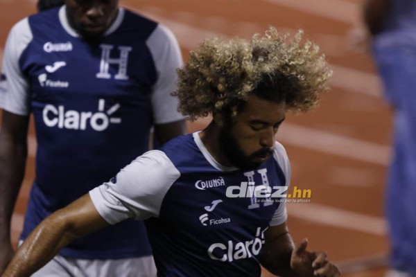 ¿Coito con un 4-3-3? Así fue el último entreno de Honduras antes del juego con Costa Rica