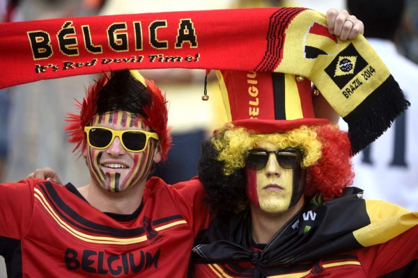 Mundial Brasil 2014: Las mejores imágenes Bélgica Argelia 2-1 .