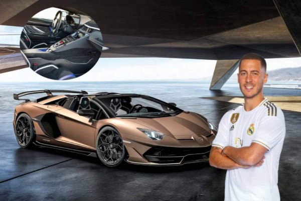 Hazard y su nuevo juguete de medio millón de euros: Un Lamborghini que alcanza los 350 km/h
