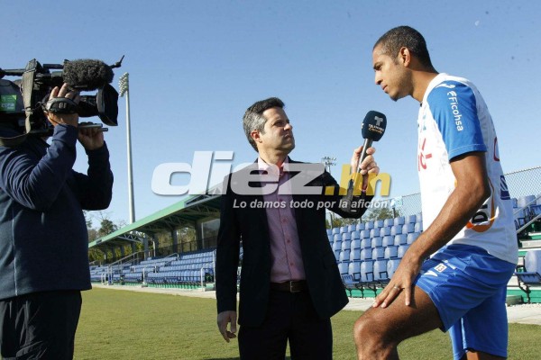 Copán Álvarez de cumpleaños y Cristiano visitando a la Selección de Honduras