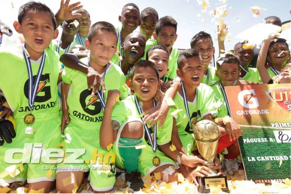 San Antonio de Tela se corona campeón de Copa Gatorade Sub-12