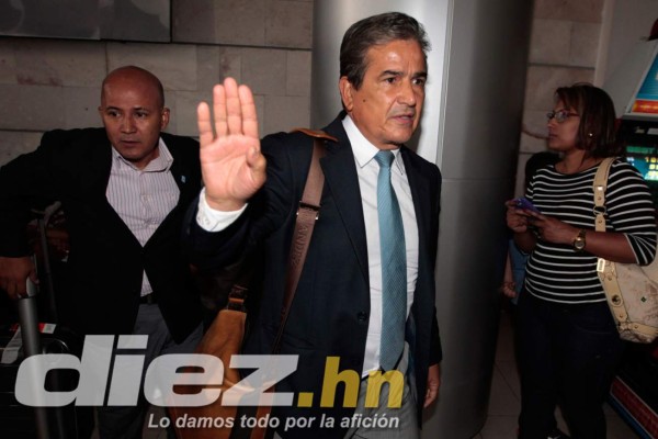 La llegada de Jorge Luis Pinto a Honduras .