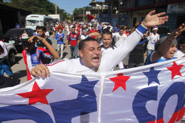 Ambiente de la Gran final del Futbol Hondureño