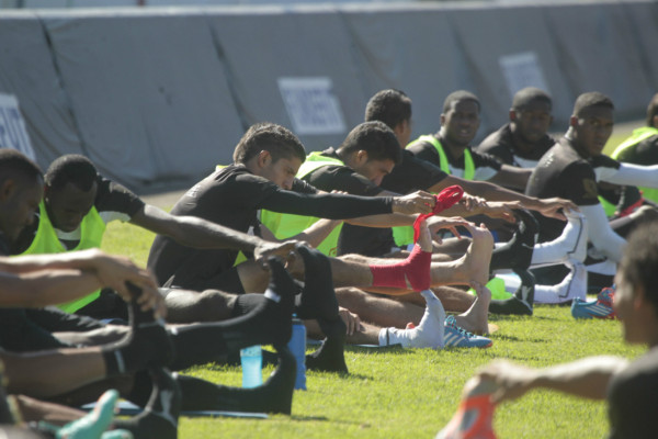 En Olimpia hay un buen ambiente previo a la Final