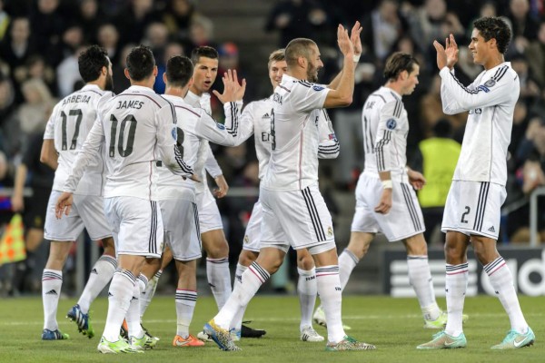 Real Madrid derrota al Basilea 1-0 en la Liga de Campeones europea