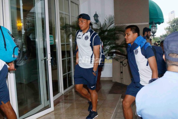 En fotos: La seguridad extrema para Motagua en San Pedro Sula