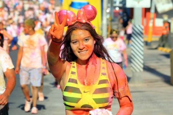 Las mejores imágenes del Color Run en Tegucigalpa