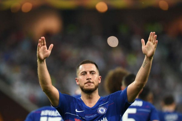 Real Madrid lo espera: Así fue el adiós de Hazard del Chelsea tras ganar la Europa League