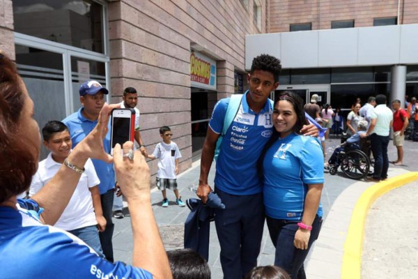 El recibimiento a la Selección de Honduras tras participar en Río 2016