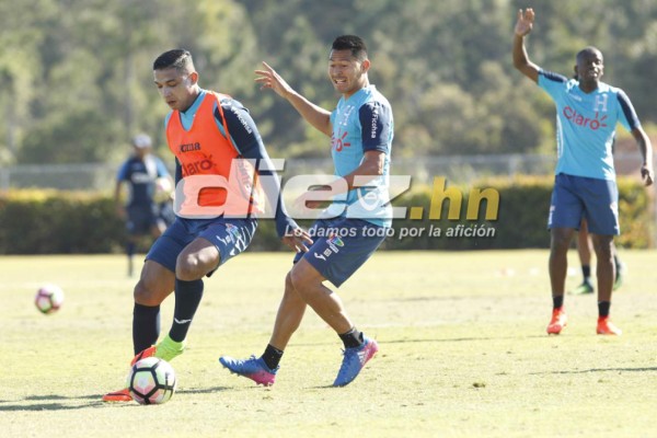 Las imágenes curiosas del entreno de Honduras en Fort Myers
