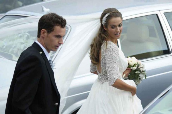 La boda escocesa de Andy Murray y Kim Sears en Fotografías