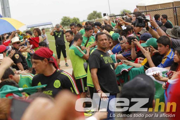 Entrenamiento de México en Houston