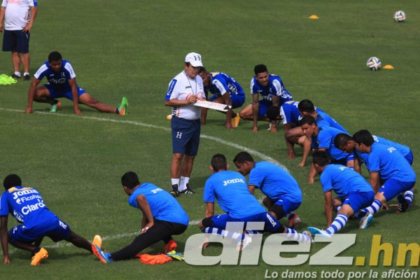 Entrenamientos de la Selección de Honduras en Comayagua