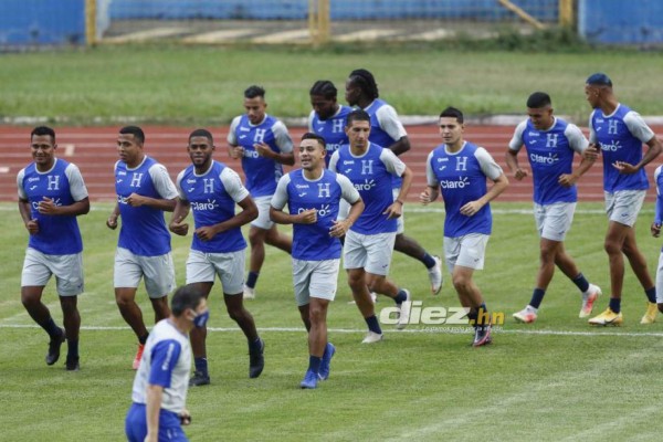 El llamativo look de Kervin Arriaga, sonrisas y trabajo colectivo en primer entreno de Honduras en San Pedro Sula