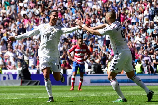 Real Madrid golea 9-1 a Granada y Cristiano Ronaldo hace historia