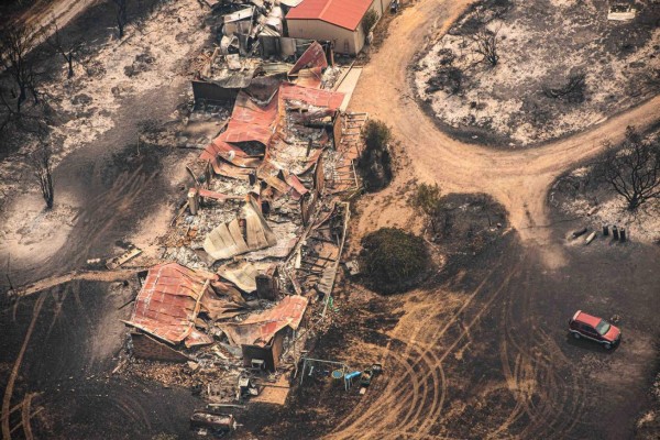 Apocalípticas fotos del brutal incendio en Australia; casi medio millón de animales han muerto