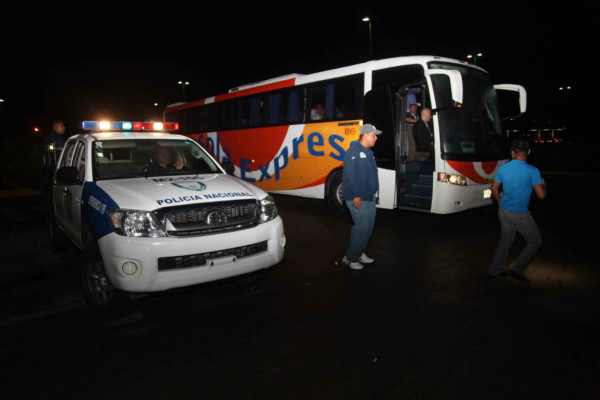 Honduras regresó a las 02:45 am de este sábado a San Pedro Sula