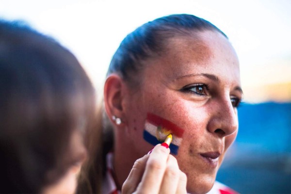 La belleza femenina se hizo presente el inicio del Mundial Brasil 2014.