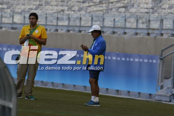 FOTOS: El entrenamiento de Honduras antes de enfrentar a Corea