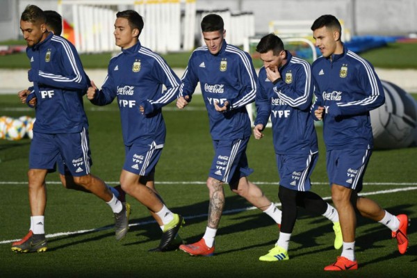 FOTOS: Así fue el primer entrenamiento de Messi en su regreso a la selección de Argentina