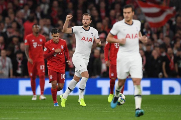 Paliza de escándalo: El Bayern Munich le clava siete goles al Tottenham en Champions