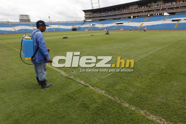 Así luce el estadio Olímpico para recibir este martes a la Selección de México