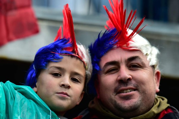Gran Ambiente previo al Juego Brasil vs Perú , Copa America