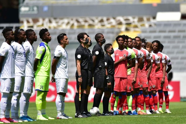 Las imágenes del Honduras-Haití: Un defensor como portero, el festejo de Vuelto y el fallo de Obregón