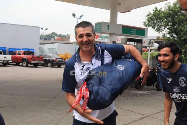 En fotos: La seguridad extrema para Motagua en San Pedro Sula