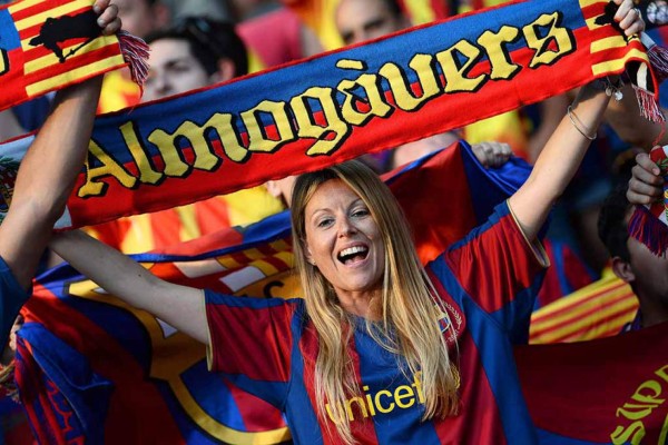 Las mejores fotos de los aficionados del Barcelona en Berlín