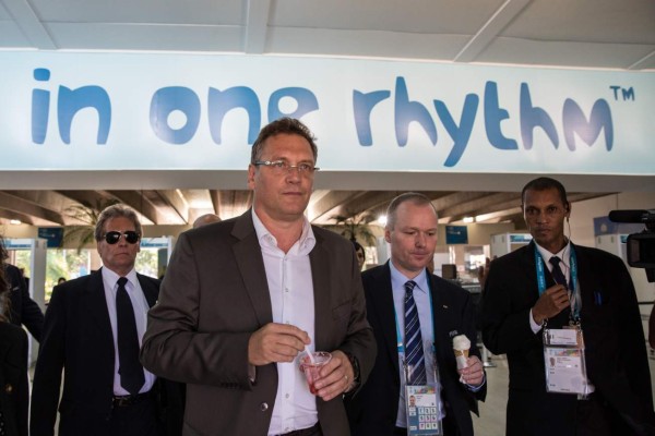 Ambiente Brasil en Inauguracion de centro de emisión internacional (IBC)