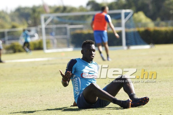 Las imágenes curiosas del entreno de Honduras en Fort Myers