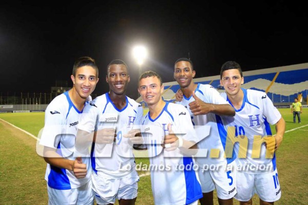 ¡La celebración de la Sub 17 de Honduras al clasificar al Mundial!
