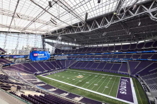 El espectacular estadio US Bank donde se jugará el Super Bowl LII