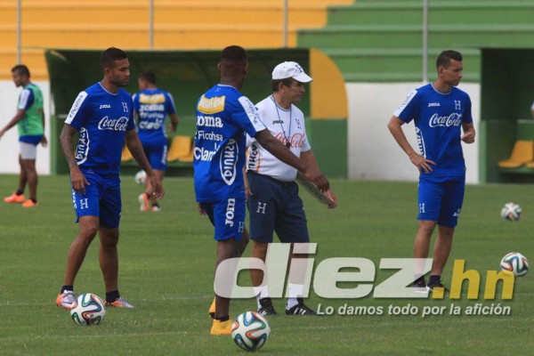 Entrenamientos de la Selección de Honduras en Comayagua