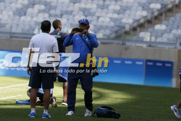 FOTOS: El entrenamiento de Honduras antes de enfrentar a Corea