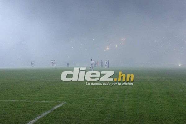 Las imágenes que la televisión no mostró de la ida de la final en Honduras