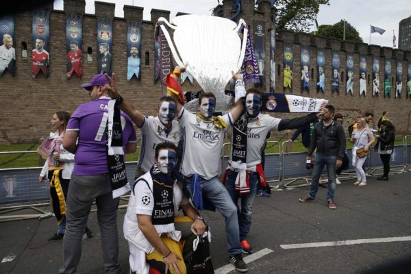 ¡Qué fiesta! Espectacular ambiente en Cardiff previo a la final de Champions