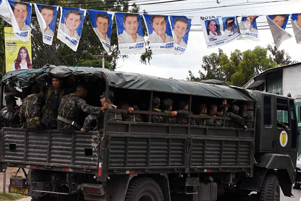 Honduras se encuentra militarizada para desarrollar el proceso electoral