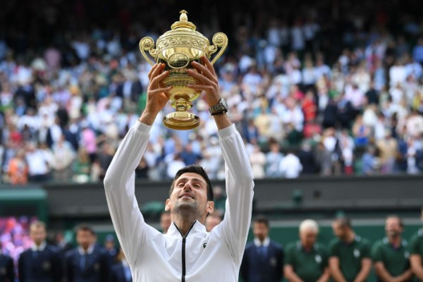 Final de Wimbledon: La tristeza de Federer y Djokovic se come el pasto tras su título