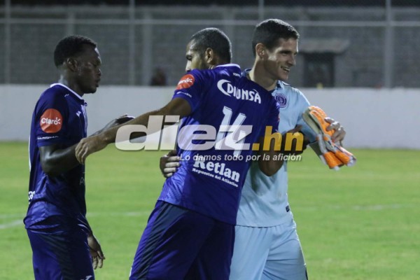 NO VISTE EN TV: El festejo del Motagua y el reclamo de Vargas a Joshua