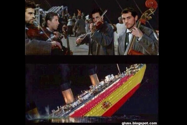 Los memes de España vs Chile.