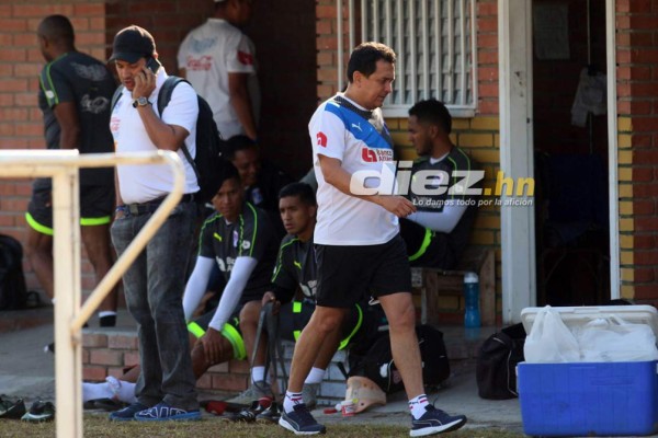 ¡Puso las cosas claras! Así fue el primer entreno de Nahún Espinoza con Olimpia