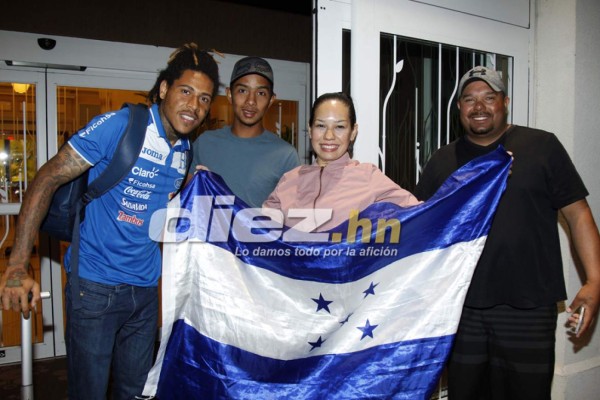 Las curiosas imágenes del viaje de la Selección de Honduras a Fort Myers