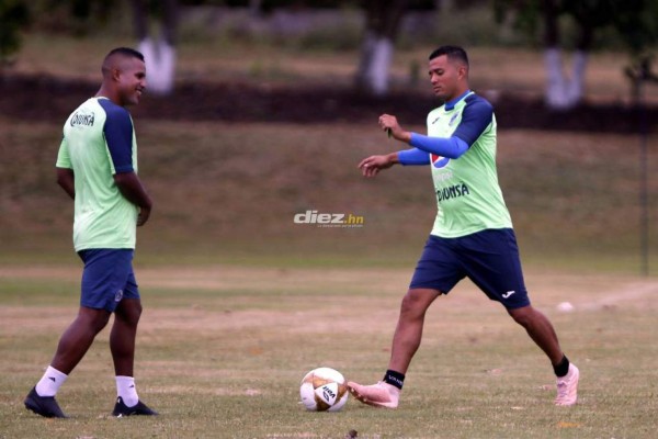 ¡En fotos! Presencia de Emilio Izaguirre y mucha concentración en el entreno de Motagua