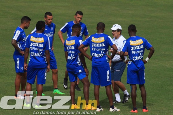 Entrenamientos de la Selección de Honduras en Comayagua