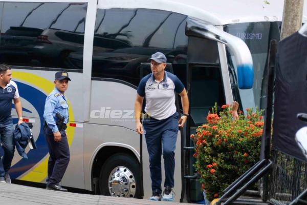 En fotos: La seguridad extrema para Motagua en San Pedro Sula